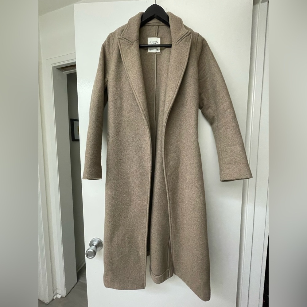 Abercrombie Wool Blend Dad Coat